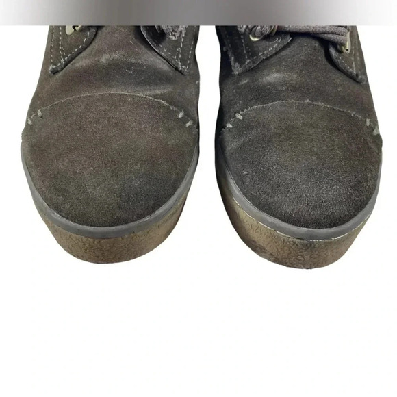 Bugatti Platform Green/Brown Leather Boots Size 36/6 - Picture 3 of 12